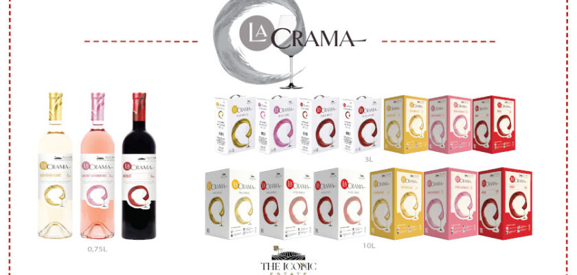 Gama de vinuri La Crama, produsă de THE ICONIC ESTATE