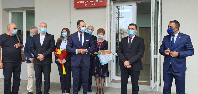 foto2 Poşta Română a investit 1,1 milioane de lei în modernizarea sediului Oficiului Zonal de Poştă Slatina