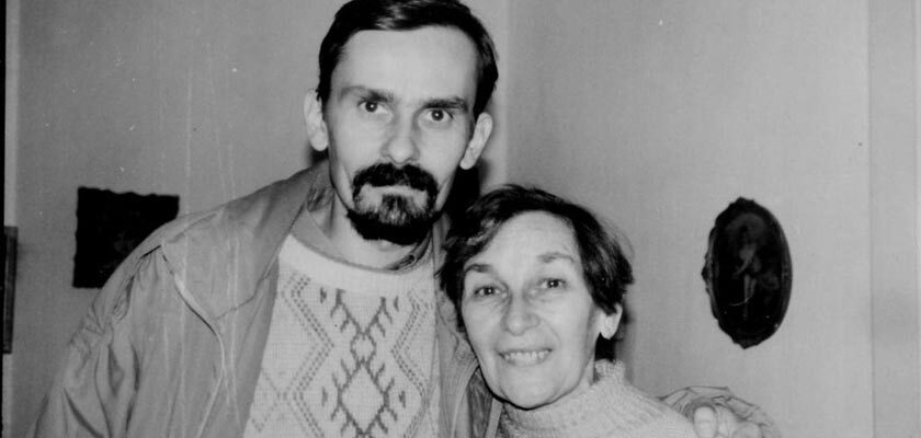 Doina Cornea si fiul ei, Tin-Tin