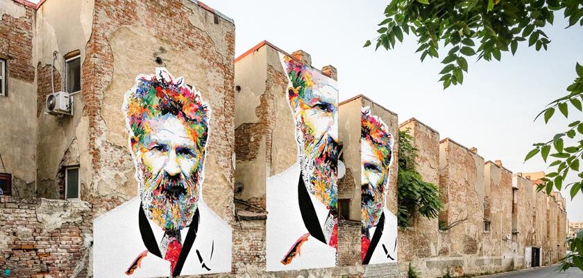 pictura murala constantin brancusi NFT