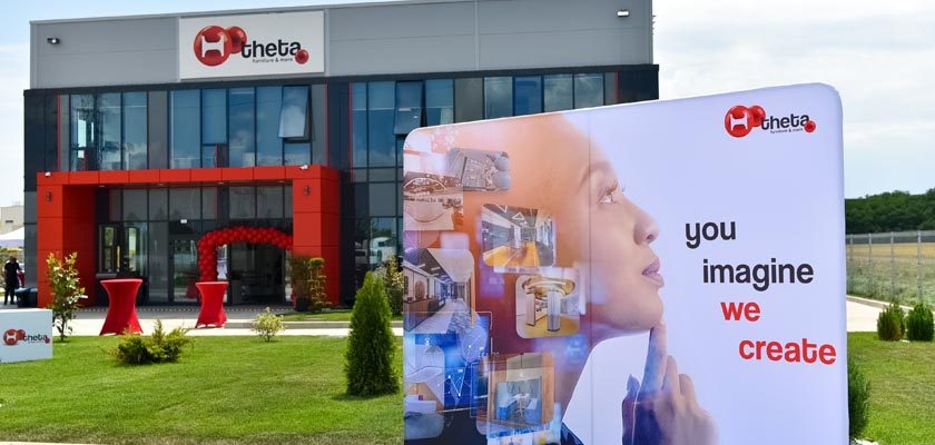 THETA Furniture & More a inaugurat oficial noua fabrica de producție mobilier custom-made, investiț