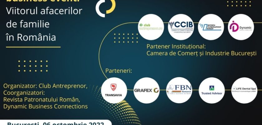 Viitorul afacerilor de familie în România Ediția I, 6 octombrie 2022