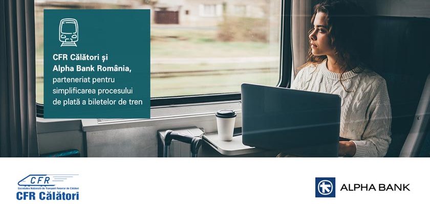 Parteneriat Alpha Bank Romania CFR Calatori