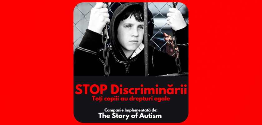 Asociația The Story of Autism campanie STOP DISCRIMINARII cover