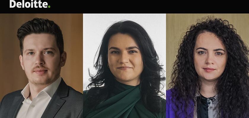 Alexandru Nae, Alexandra Nisipeanu si Alina Badea, Deloitte Romania