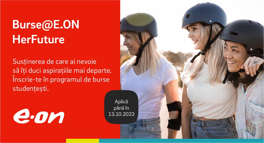 E.ON Romania Start inscrieri program Burse@E.ON 1
