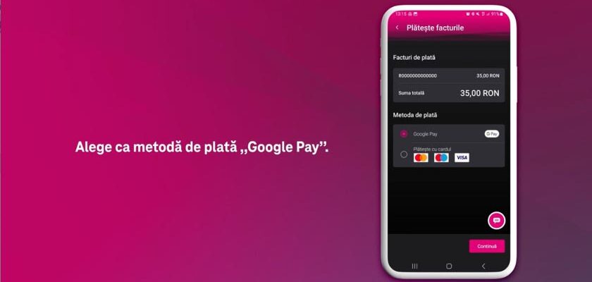 Google Pay Telekom Romania