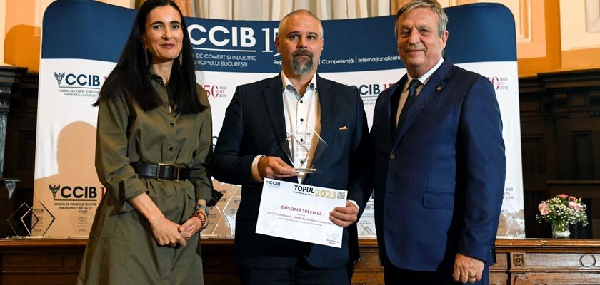 Topul Firmelor din Sector 1, organizat de Camera de Comerț și Industrie a Municipiului București CCIB 1