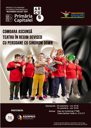 Comoara Ascunsă - prima producție de teatru muzical în regim devised cu persoane cu sindrom Down v1