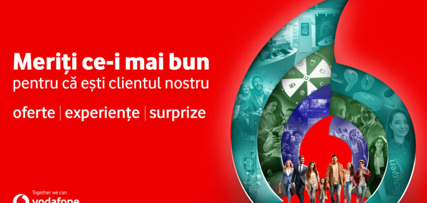 OXYGEN semneaza noua campanie Vodafone Meriti ce-i mai bun