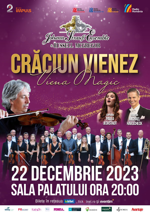 Concertul Craciun Vienez Viena Magic Magia Craciunului pusa in scena de orchesta Johann Strauss Ensemble