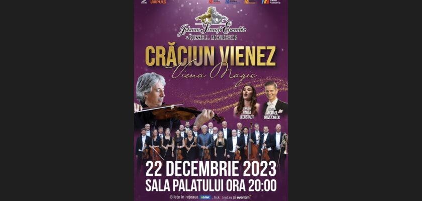 Orchestra JOHANN STRAUSS ENSEMBLE aduce povestea magica a Craciunului Vienez in fata a peste 10.000 de romani
