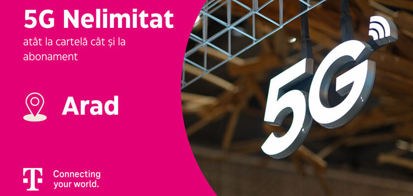 Telekom Romania Mobile extinde rețeaua 5G în Arad