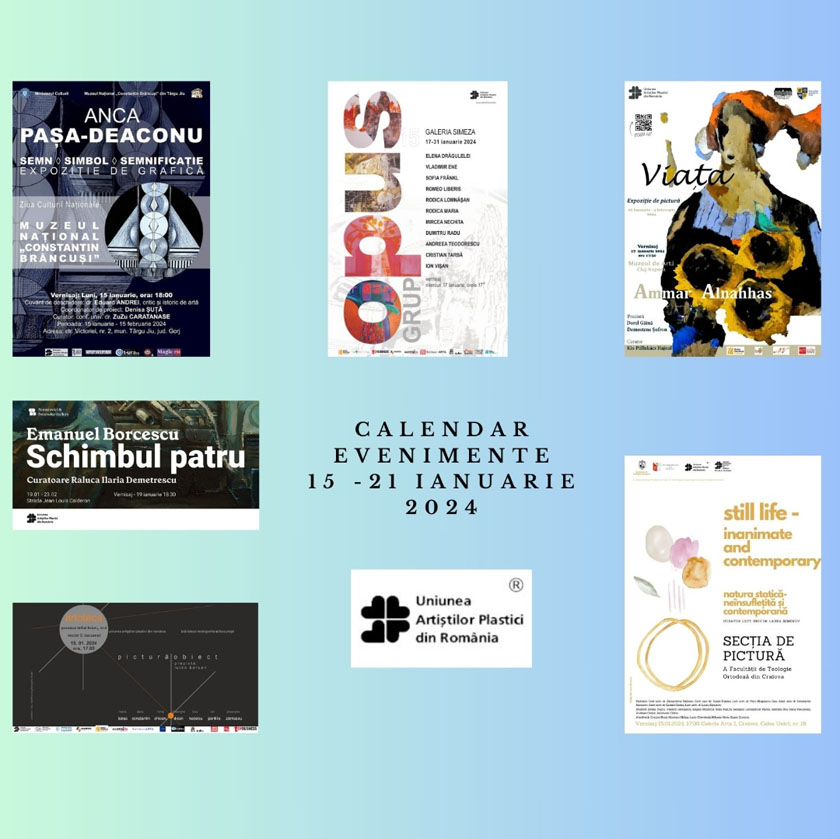 Evenimente plastice saptamana 15 -21 ianuarie 2024 1 macheta instagram