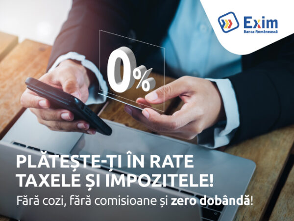Exim Banca Românească taxe impozite