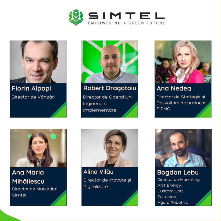 Simtel coopteaza trei executivi pentru departamentele operationale, de vanzari si marketing