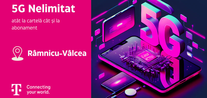 Telekom Romania Mobile extinde rețeaua 5G în Râmnicu-Vâlcea