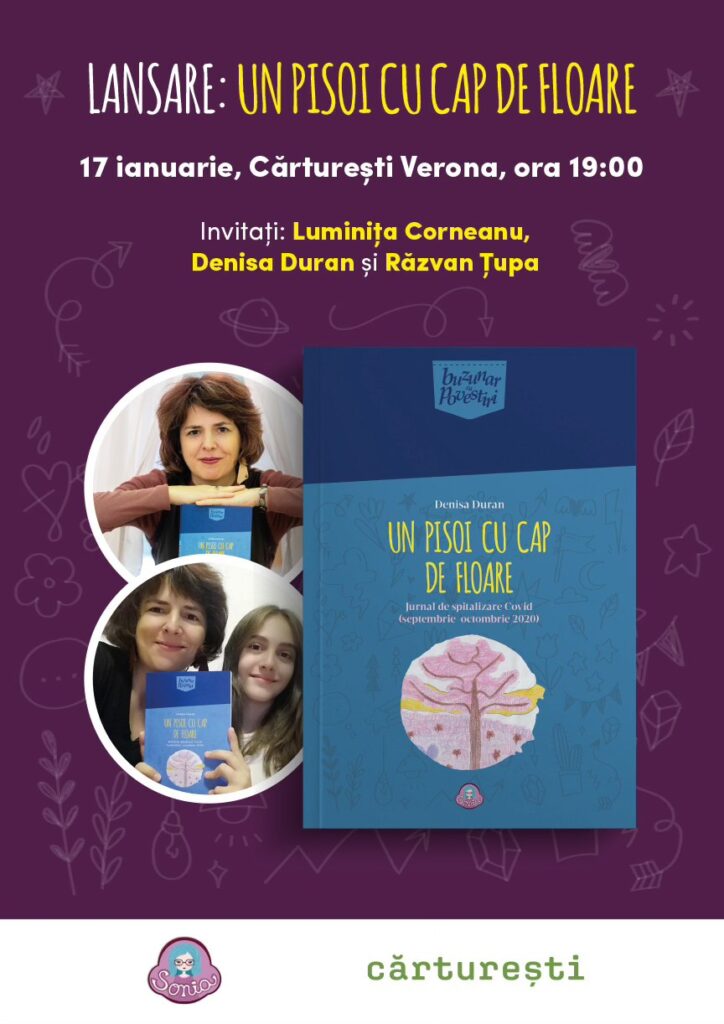 lansare de carte Un pisoi cu cap de floare