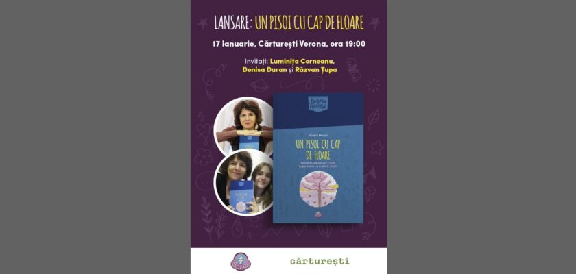 lansare de carte Un pisoi cu cap de floare cover ZP