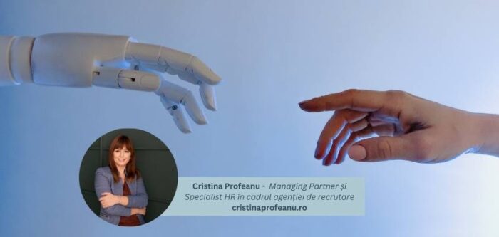 Cristina Profeanu - Managing Partner și Specialist HR în cadrul agenției de recrutare cristinaprofeanu.ro