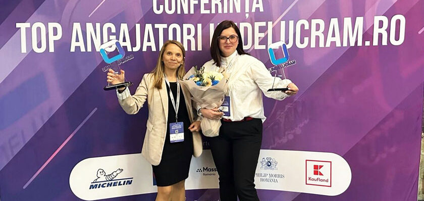 Conferința Top Angajatori 2024 Simona Carp si Johanna Chivaran
