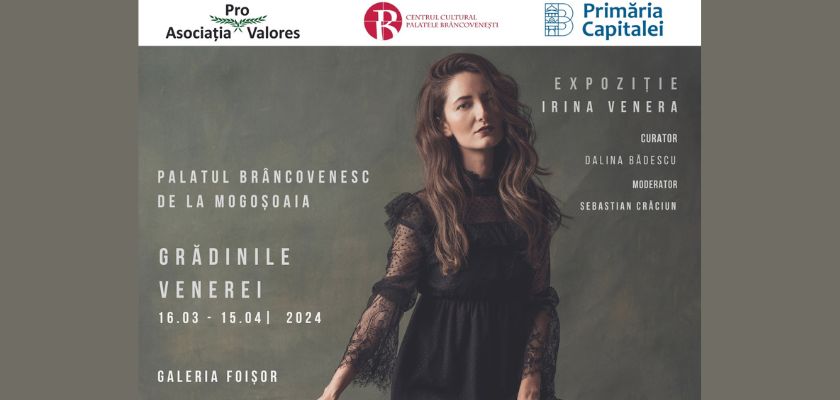 afis Gradinile Venerei expoziție pictura Mogosoaia Palatul Brancovenesc