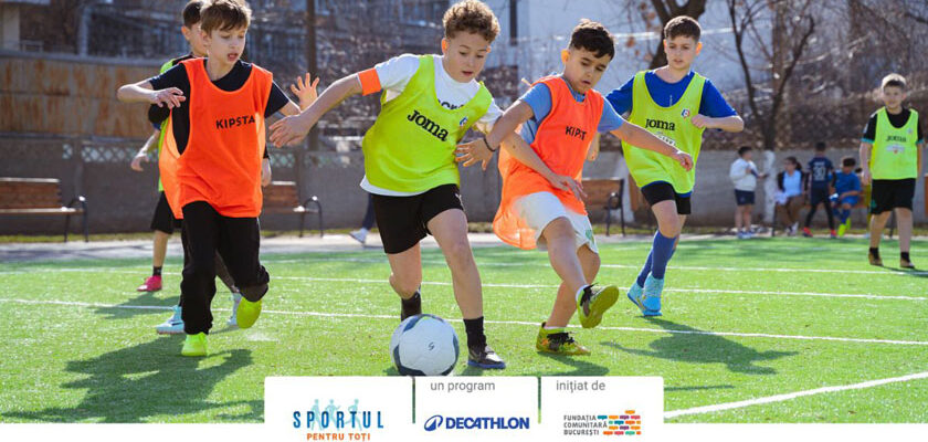 Fundația Comunitară București și Decathlon România Sportul pentru toți