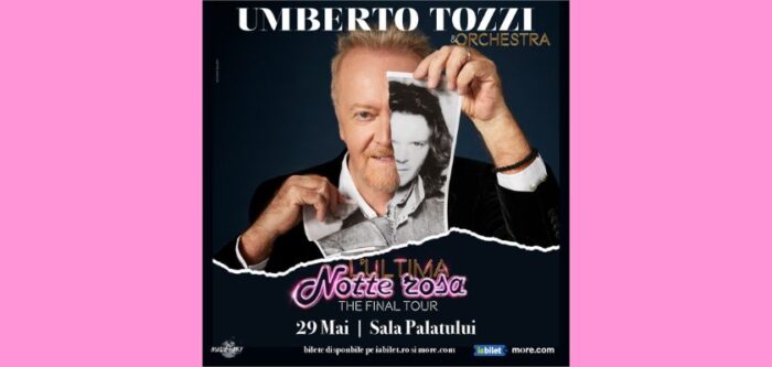 Superstarul italian Umberto Tozzi include România în ultima serie de concerte