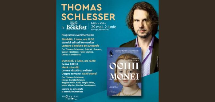 Humanitas Fiction Thomas Schlesser la Bookfest Ochii Monei