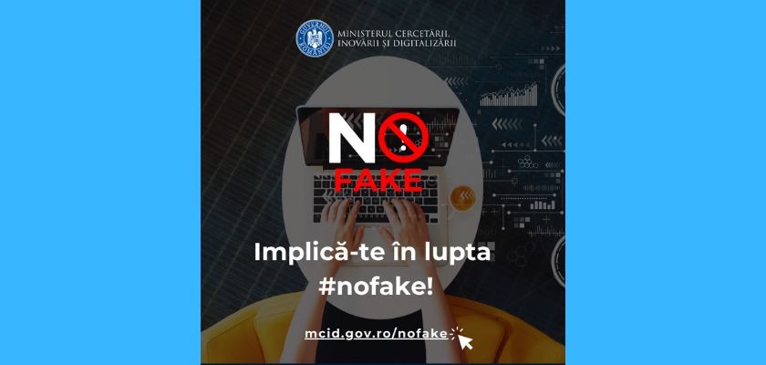 Ministrul Bogdan Ivan anunță lansarea pe site-ul MCID a platformei nofake pentru raportarea conținutului deepfake