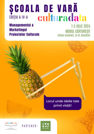Cele mai inspirate idei de proiecte culturale se lansează la Școala de Vară Culturadata