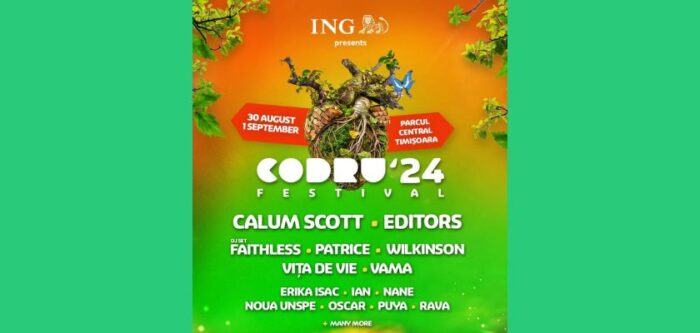 Calum Scott, Editors și Faithless - cele mai noi nume din lineup-ul CODRU Festival