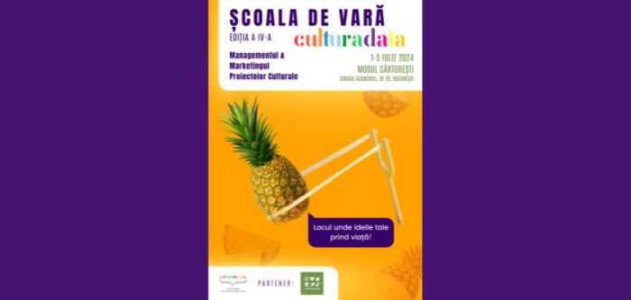 Cele mai inspirate idei de proiecte culturale se lansează la Școala de Vară Culturadata
