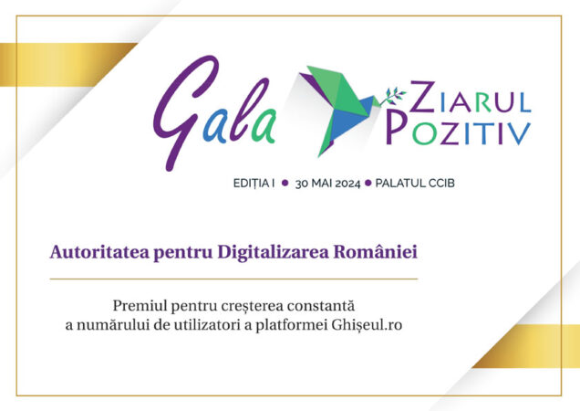 Gala Ziarul Pozitiv - Autoritatea pentru Digitalizarea României