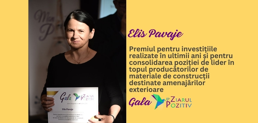 Gala Ziarul Pozitiv - Elis Pavaje