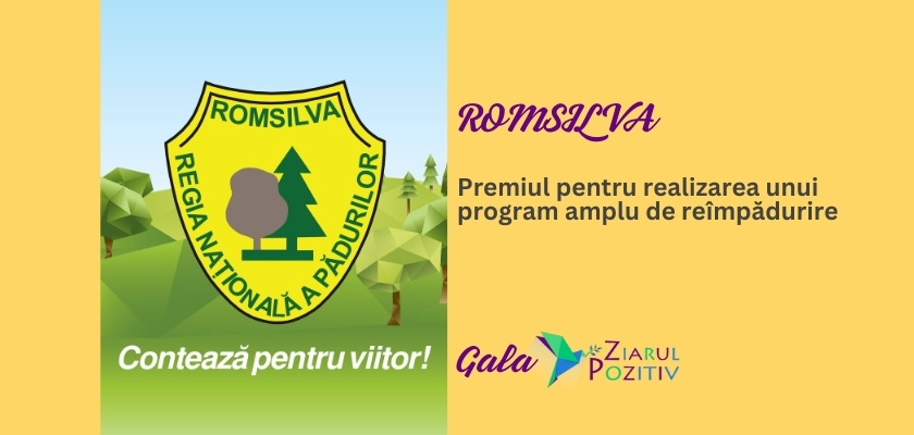 ROMSILVA premiată la Gala Ziarul Pozitiv