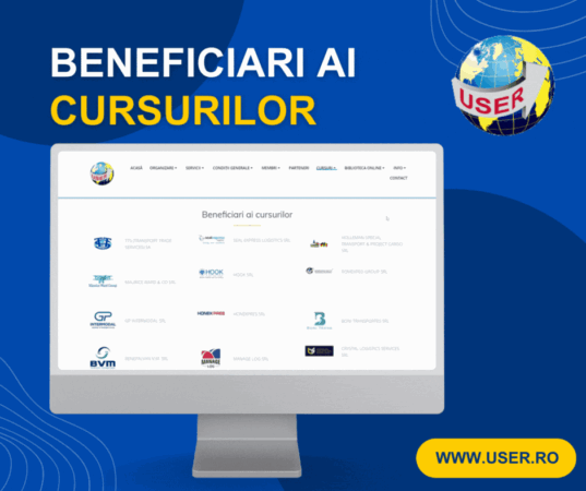 USER O nouă serie de cursuri complete de expediții de marfă pentru obținerea Diplomei FIATA începe din toamnă
