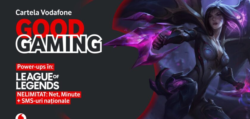 Oxygen semneaza campania pentru Cartela GoodGaming by Vodafone