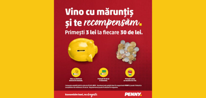 PENNY România Vino cu mărunțiș și te recompensăm