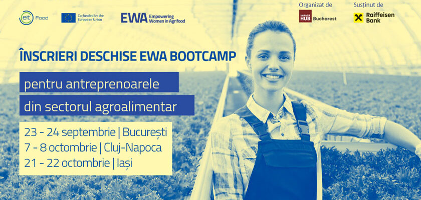 Raiffeisen Bank România Impact Hub Bucharest EWA Bootcamp comunicat presa