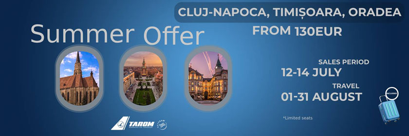 Tarom oferta de vara