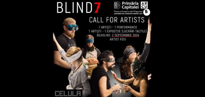 Artiștii sunt provocați să conceapă arta vizuală fără văz, în cadrul proiectului Blind Seven Celula de arta