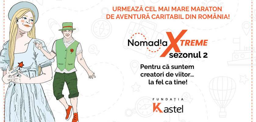 Competiția caritabilă Nomadia Xtreme, un proiect dezvoltat de Fundația Kastel Inaugurează Viitorul, ia startul pe 14 august
