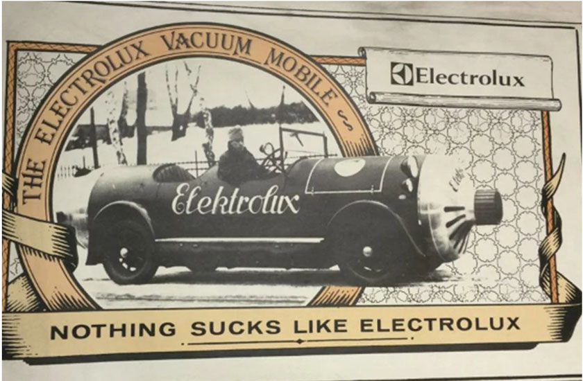Electrolux reclama veche Compania suedeză de electrocasnice