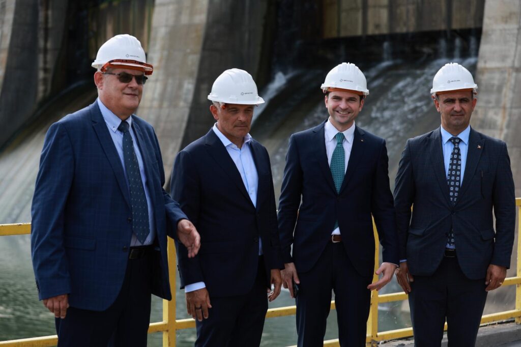 Hidroelectrica Vizită de lucru a Ministrului Energiei, Sebastian Burduja, la Hidrocentrala Porțile de Fier I-3