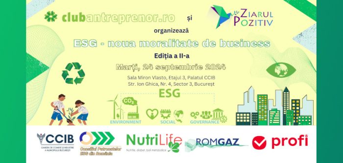 ESG noua moralitate de business Ediția 2 din 24 septembrie 2024