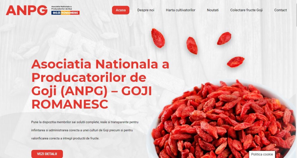 ANPG Goji Bio Brasov Asociatia Nationala a producatorilor de GOJI