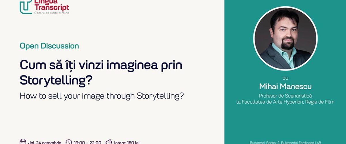 Lingua Transcript How to Sell Your Image Through Storytelling Cursuri limbi straine, traduceri