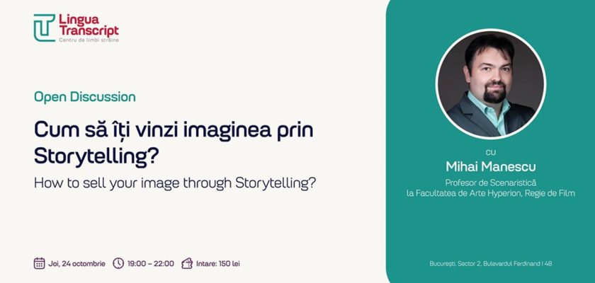 Lingua Transcript How to Sell Your Image Through Storytelling Cursuri limbi straine, traduceri