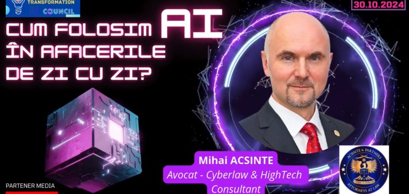 Mihai Acsinte avocat avocatura inteligența artificială AI business afaceri